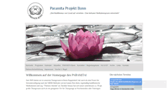 Desktop Screenshot of paramita-projekt.de